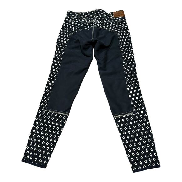 Goode Rider blue denim with white print & Horze gray breeches bundle size 28 R - Picture 3 of 16